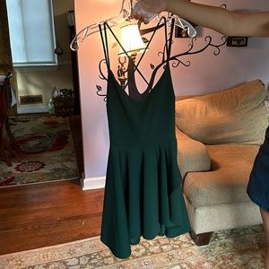 Windsor Holiday Forest Green Dress, SZ M